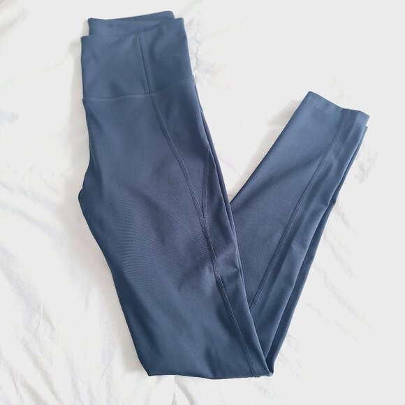 Girlfriend Collective - Compressive High-Rise Legging - Navy Blue - Picture 3 of 4